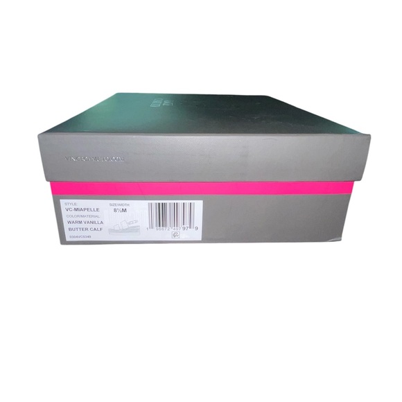 Vince Camuto Cream Wedge Platform Sandals Size 8.5 NWT - Picture 11 of 12